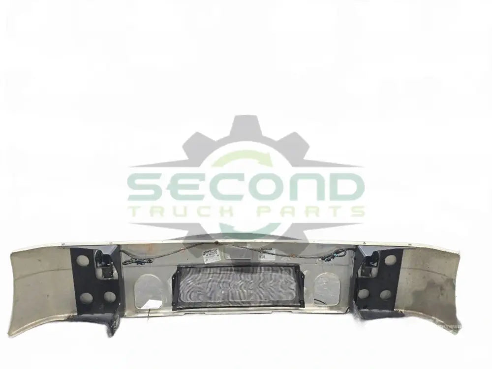 Mack CHU613 flush stainless 1 piece bumper with tow eye access and - Second Truck Parts