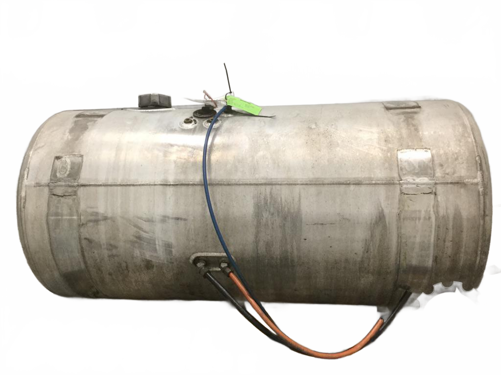 Aluminum LH Fuel Tank measures 25" x 50" 100 gallon rear filler - Second Truck Parts