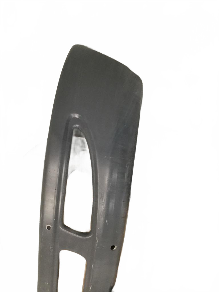 International Transtar 1 piece steel bumper painted grey OEM - Second Truck Parts