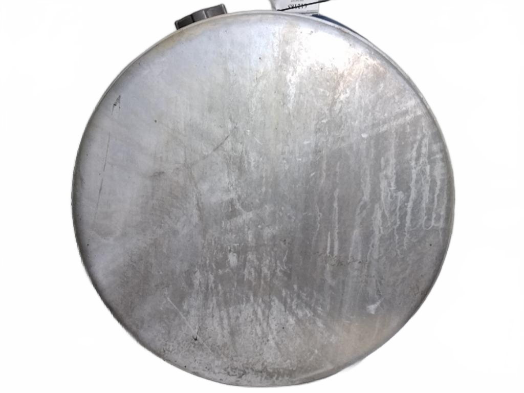 Aluminum RH fuel tank measures 25" x 26" 50 gallon with center - Second Truck Parts