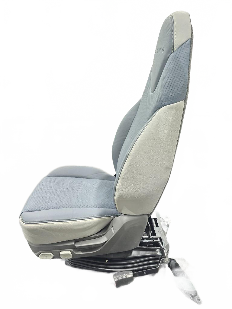 Volvo Grey and blue premium air ride seat OEM 24524612D3 - Second Truck Parts