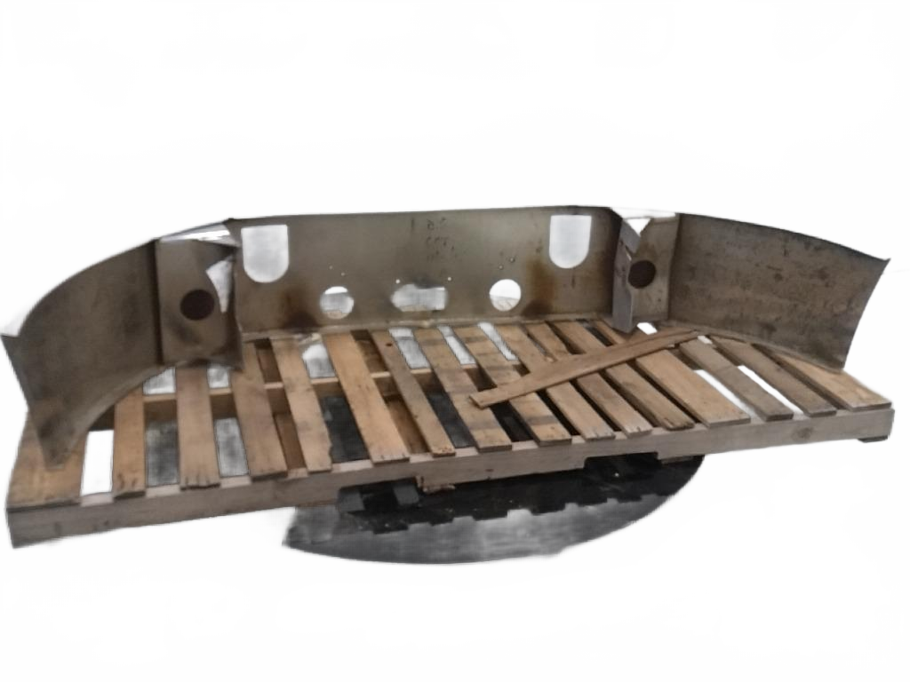 Mack Stainless steel bumper with tow hook holes OEM - Second Truck Parts
