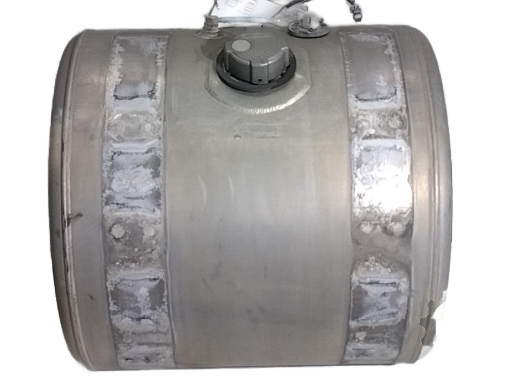 Aluminum LH fuel tank measures 25" x 26" 50 gallon center filler - Second Truck Parts