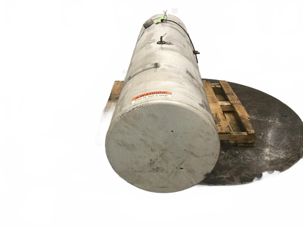Aluminumfuel LH tank measures 25" x 88" 150 gallon front filler - Second Truck Parts