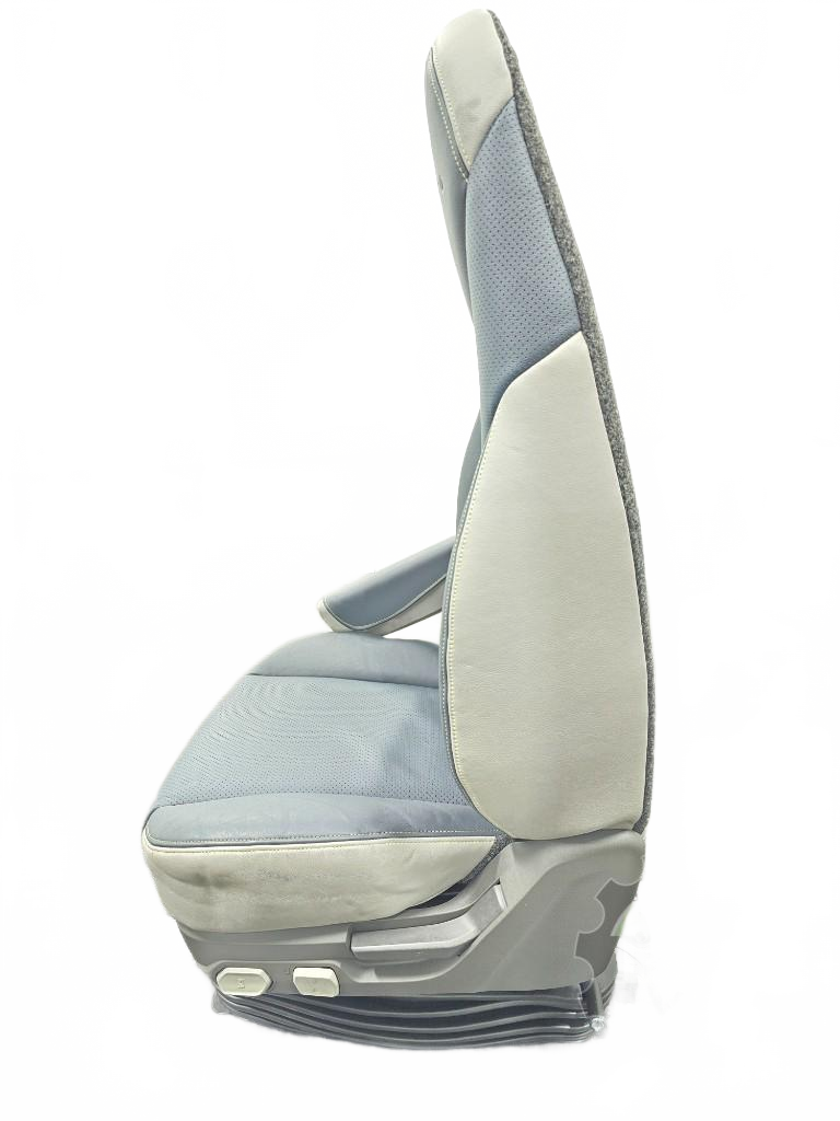 Volvo Grey and blue premium air ride seat OEM 24524612D4 - Second Truck Parts