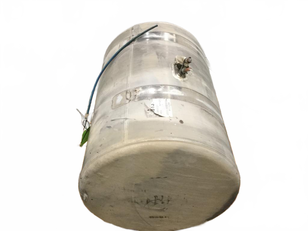 Aluminum RH fuel tank measures 25" x 36" 75 gallon center filler - Second Truck Parts