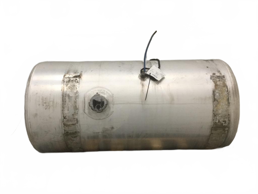 Aluminum LH Fuel Tank measures 25' x 60" 100 gallon with front - Second Truck Parts
