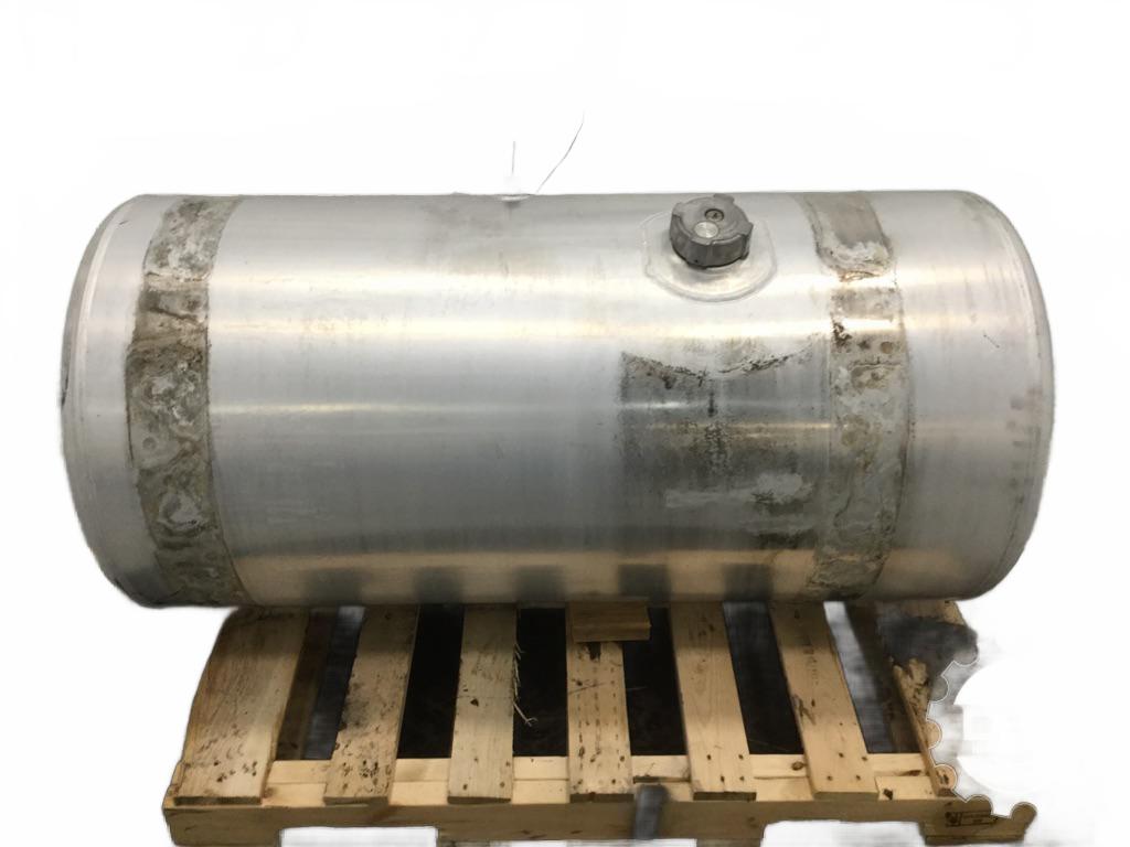 Aluminum RH Fuel Tank measures 26" x 51" 100 Gallon Front Filler - Second Truck Parts