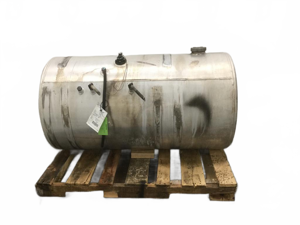 Aluminum RH fuel tank measures 26" x 47" 100 gallon with rear - Second Truck Parts