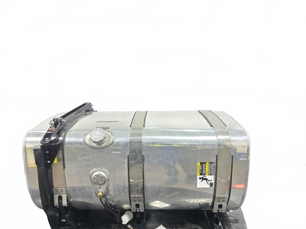 Volvo RH 125 gallon D shaped polished aluminum fuel tank OEM 23614750 - Second Truck Parts