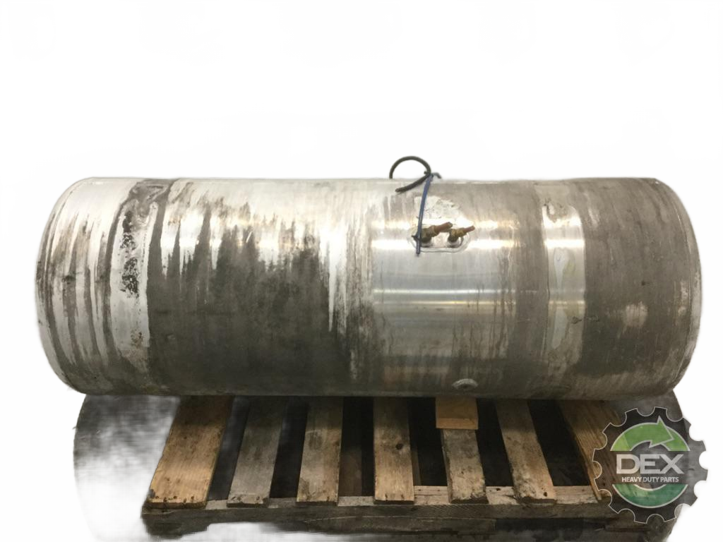 Aluminum LH fuel tank measures 25" x 60" 100 gallon with front - Second Truck Parts