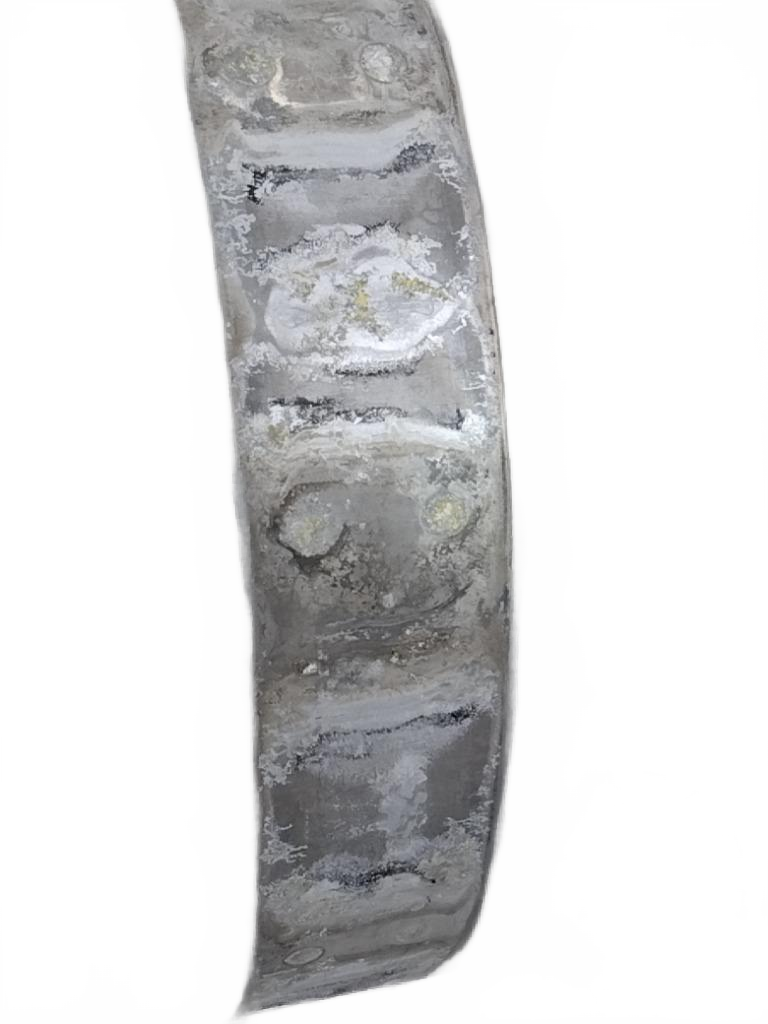Aluminum LH fuel tank measures 25" x 26" 50 gallon center filler - Second Truck Parts