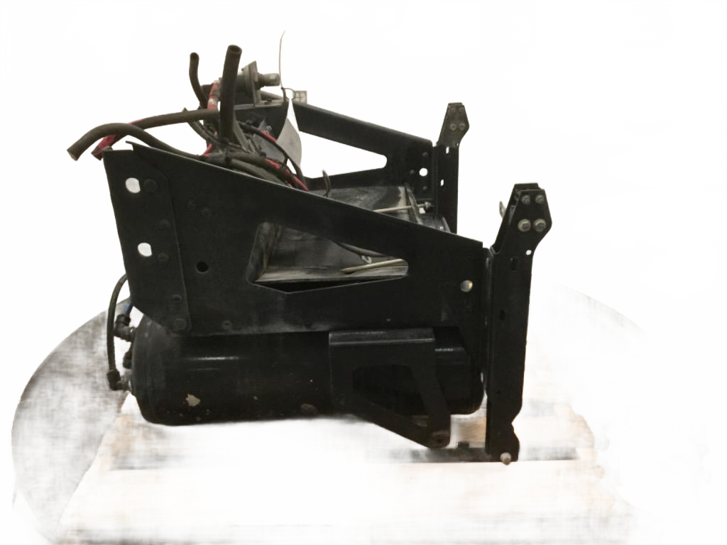 Volvo Steel battery box shelf 21043167 with x3 steel air tanks x2 DDD3 - Second Truck Parts