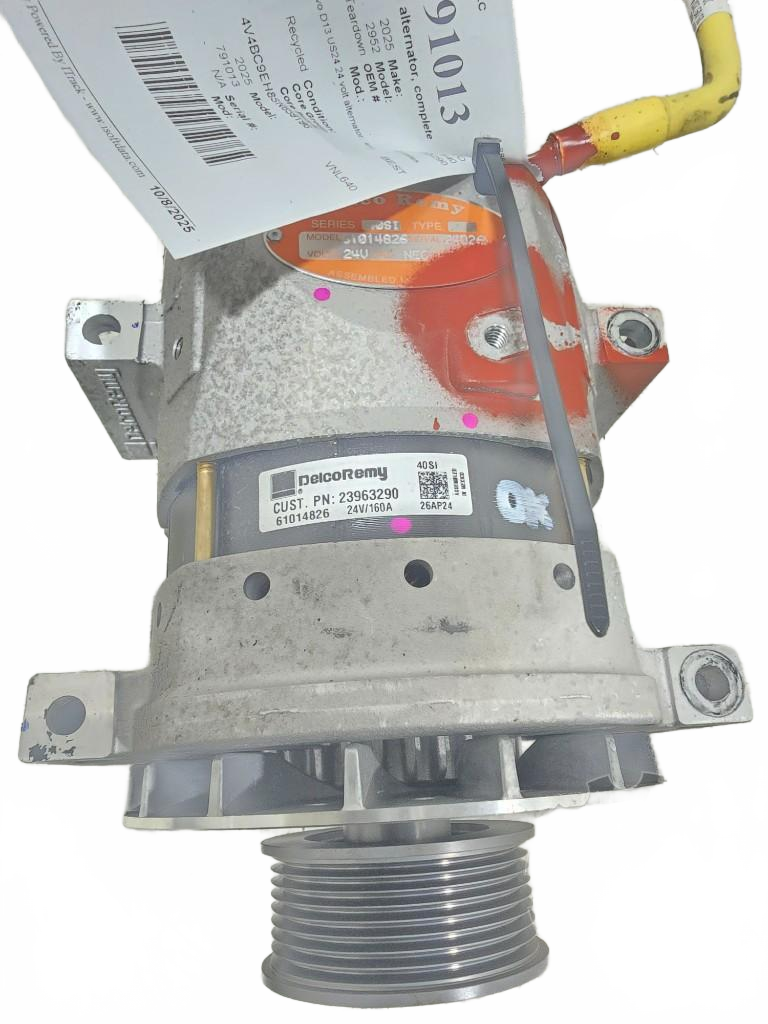 Volvo D13 US24 24 volt alternator OEM 23963290D19 - Second Truck Parts