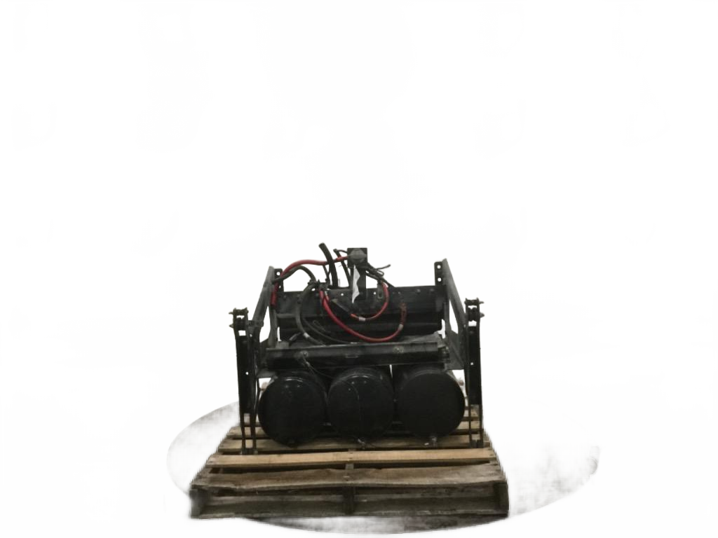 Volvo Steel battery box shelf 21043167 with x3 steel air tanks x2 - Second Truck Parts