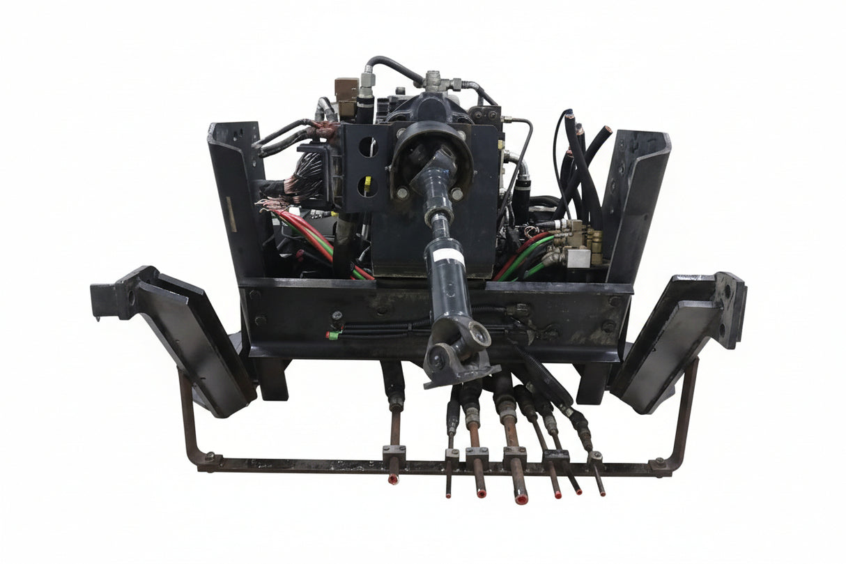 Mack LRU front bumper assembly with snow plow mountes OEM 20854600 - Second Truck Parts
