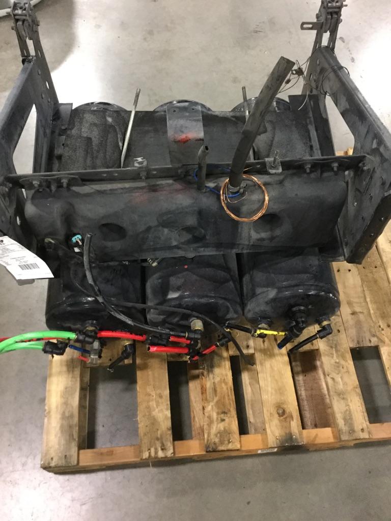 Volvo VNL steel battery box 21043167 with x3 air tanks 2x 21183543