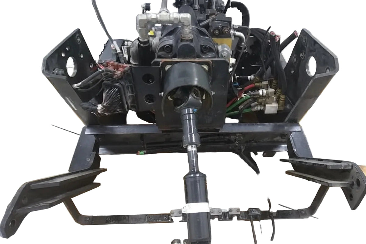 Mack LRU front bumper assembly with snow plow mountes OEM 20854600 - Second Truck Parts