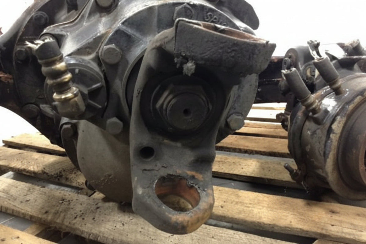 Spicer 404 complete front axle assembly OEM - Second Truck Parts