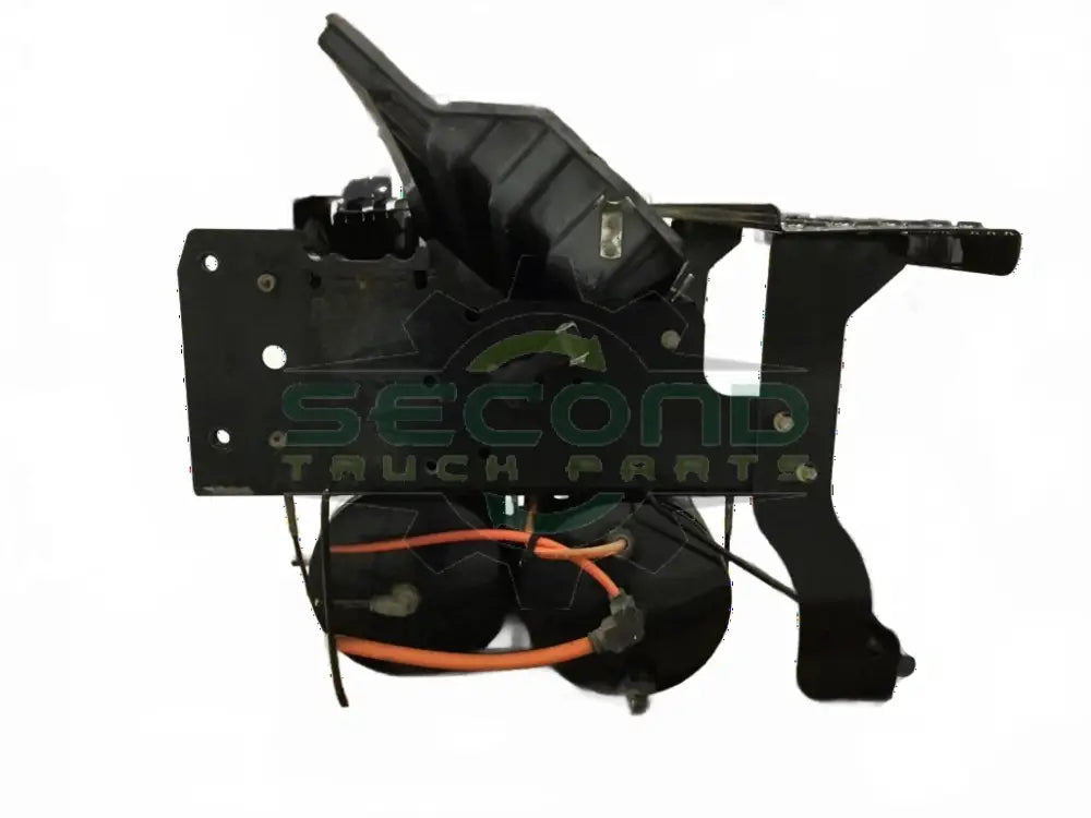 Steel Battery box with 2 air tanks and aluminum steps OEM - Second Truck Parts