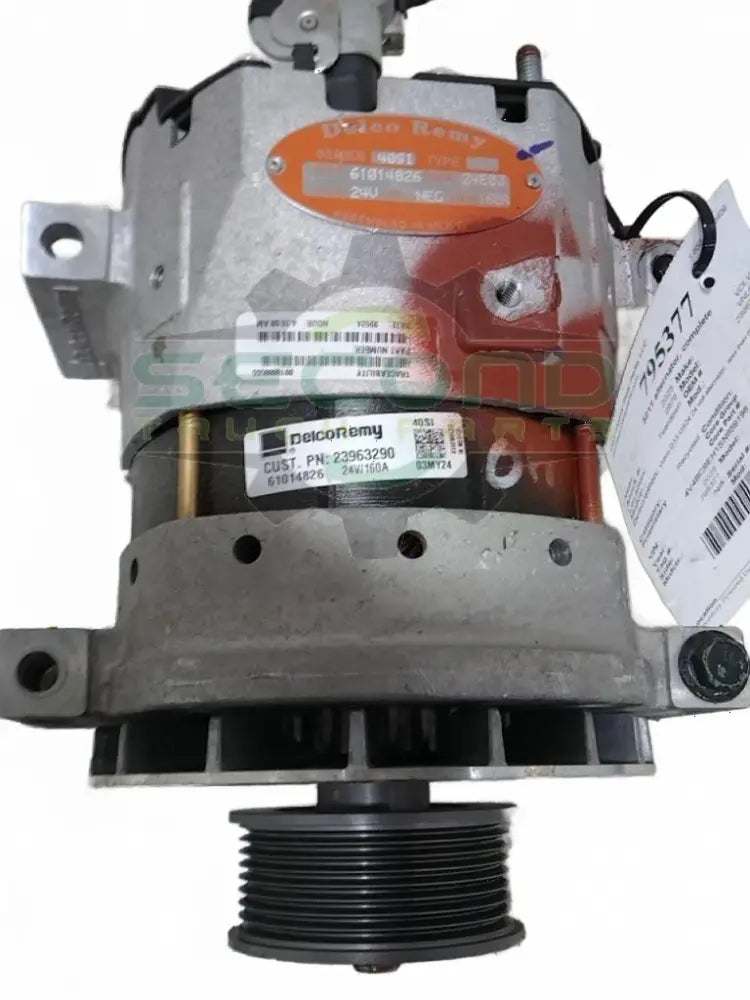 Volvo D13 US24 24 volt alternator OEM 23963290D2 - Second Truck Parts