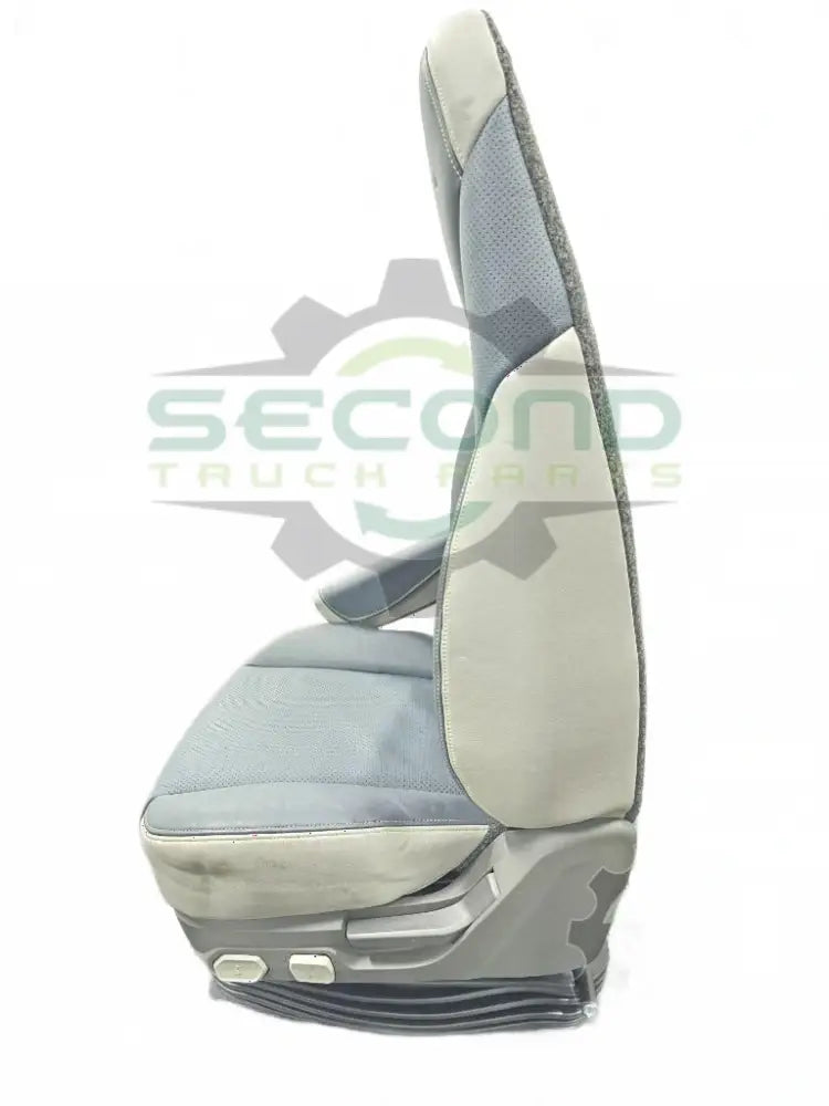 Volvo Grey and blue premium air ride seat OEM 24524612D4 - Second Truck Parts
