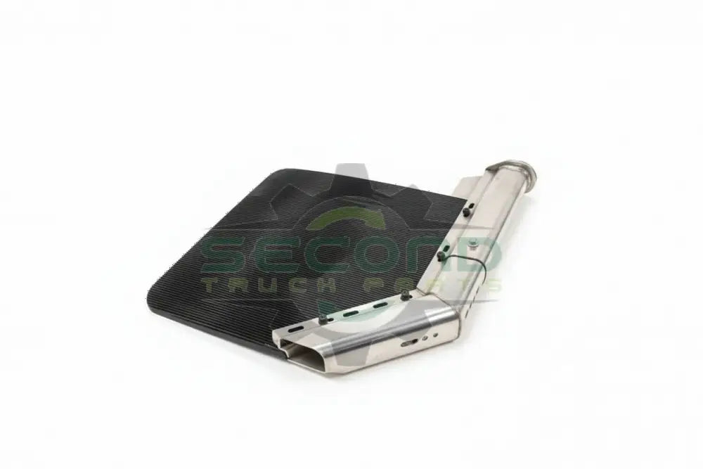 Volvo LH Stainless steel angled mudflap bracket with mud flap OEM - Second Truck Parts