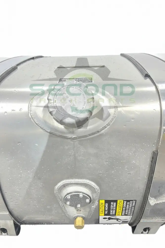 Volvo RH 125 gallon D shaped aluminum fuel tank OEM 23416752D9 - Second Truck Parts