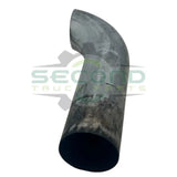04-31798-026 Genuine Freightliner Curved Top Chrome Exhaust Stack 5"x26" - Second Truck Parts