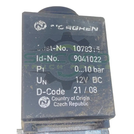 04-9041022 Genuine Volvo Solenoid Valve Norgren - Solenoid Valves