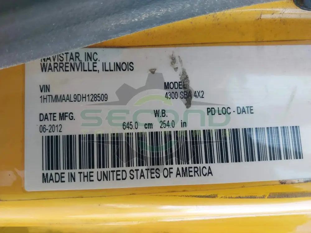 2013 International 4300 - Second Truck Parts