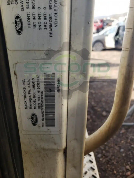 2013 MACK CHU600 RATIO 3.07 - Second Truck Parts