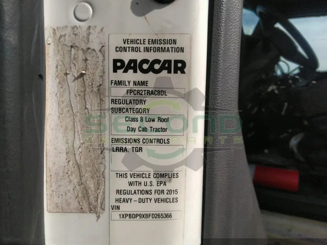 2015 PETERBILT 579 MX13 475HP RATIO 3.36 - Second Truck Parts