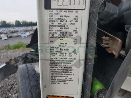 2016 MACK GU813 - Second Truck Parts