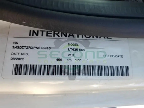 2022 INTERNATIONAL LT625 - Second Truck Parts