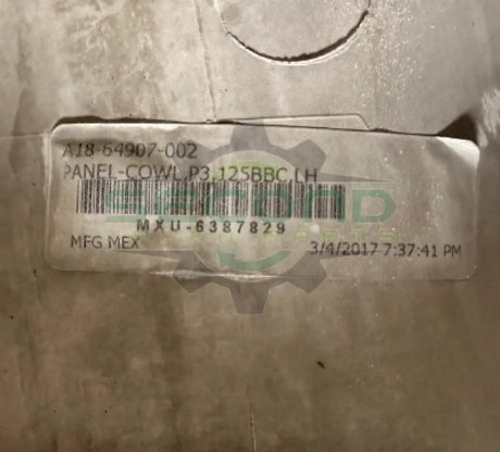 20706 Genuine Freightliner White Left Driver Extension Cowl - Other Truck Parts