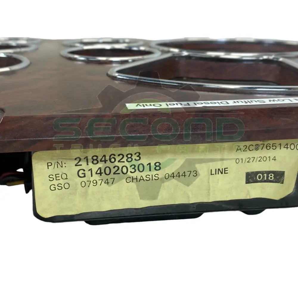 21846286 Genuine Mack Speedometer Instrument Cluster - Instrument Clusters