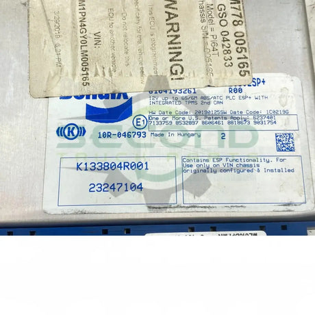23247104 Genuine Bendix Control Unit - Second Truck Parts