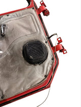 Genuine International Left Driver Red Door