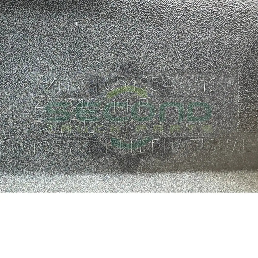 4054654 Genuine International White Left Side Fender Extension - Second Truck Parts