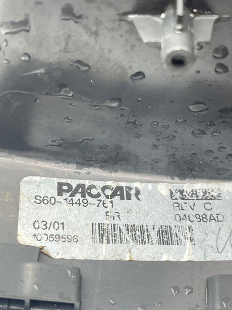 S60-1449-761 Genuine Paccar Left Hand Pushbutton Trim Panel