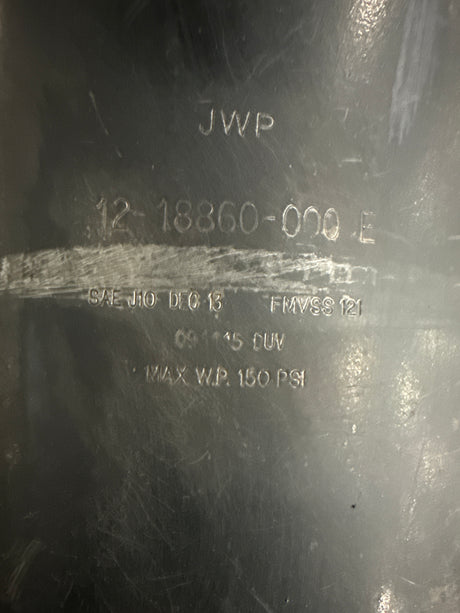 12-18860-000 Genuine Freightliner Split Steel Air Tank 1730 cu. in. 29 1/2"