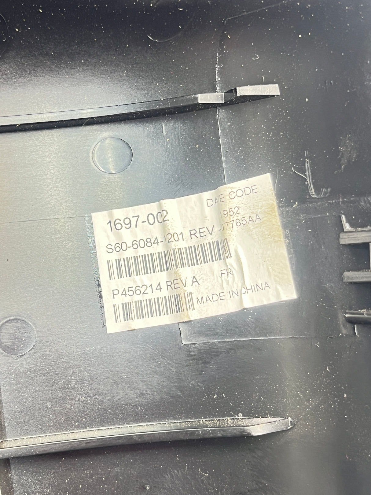S60-6084-1201 Genuine Peterbilt Steering Column Cover