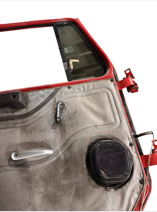Genuine International Left Driver Red Door