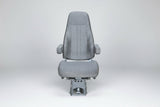Duroshox 2195 20” Black Captain Air Ride Truck Driver Seat P/N 324696-01 - Second Truck Parts