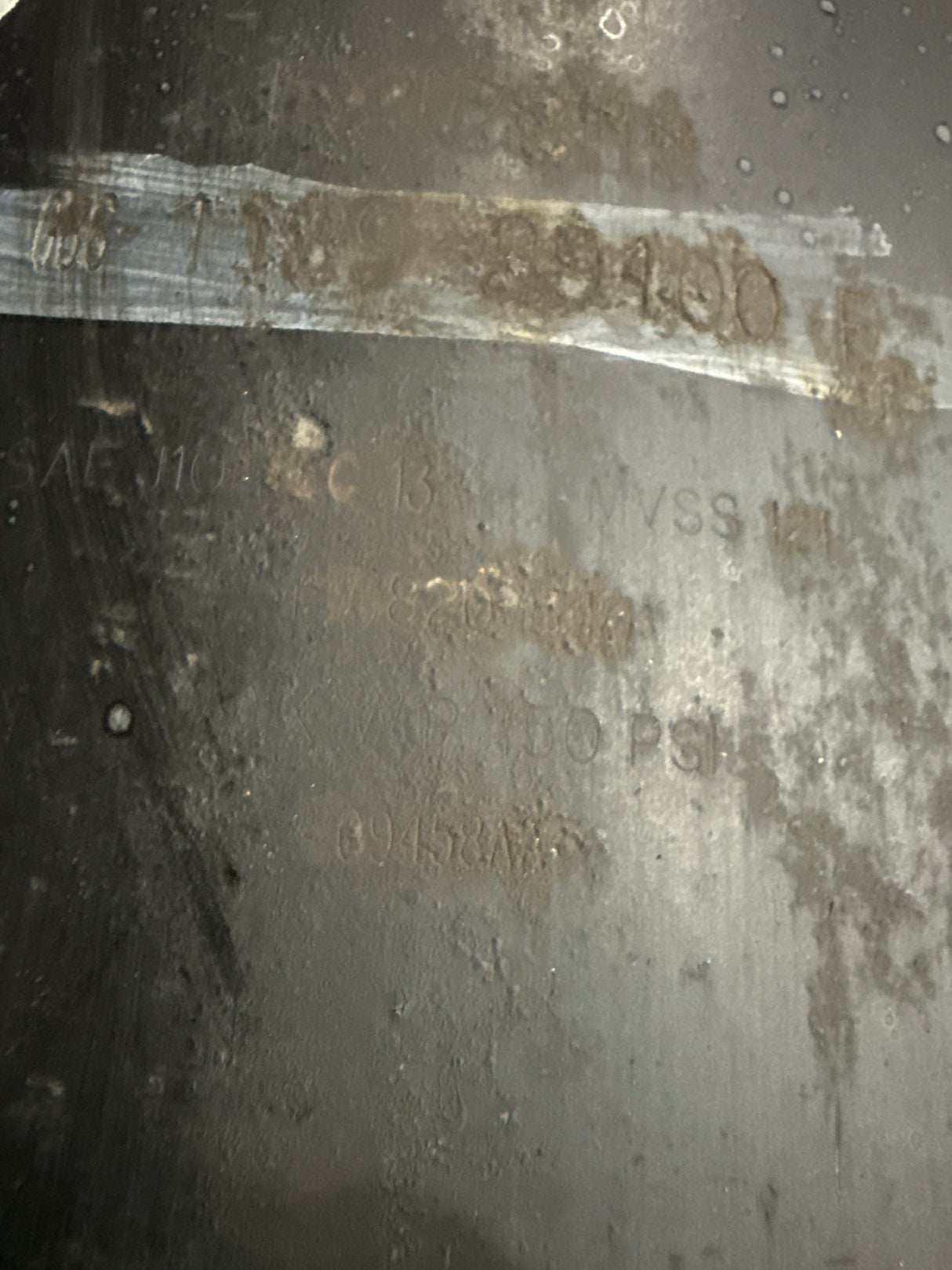 Genuine Kenworth Steel Air Tank 11"x25"