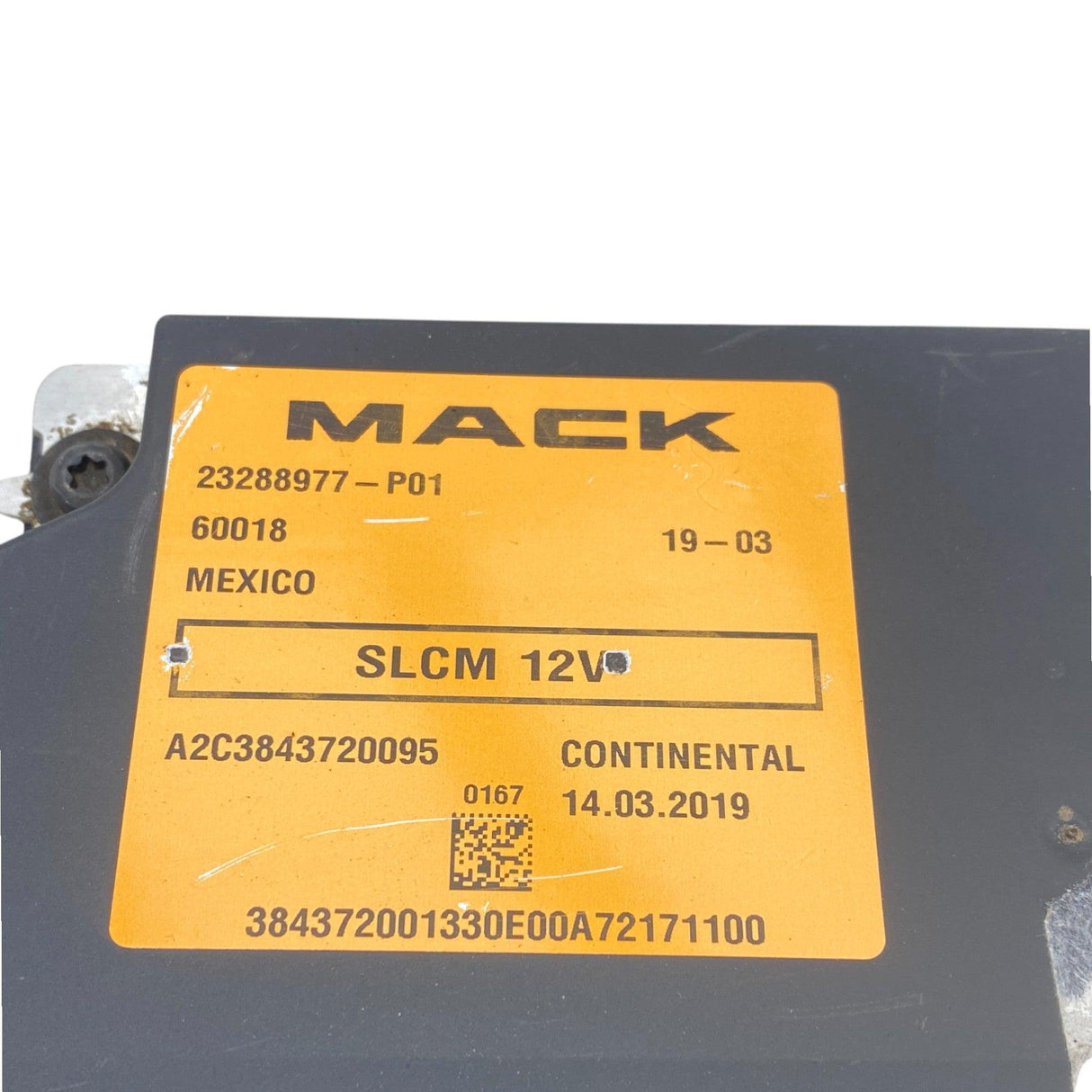 A2C3843720095 Genuine Mack Control Unit