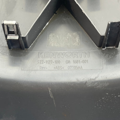 S22-1137-100 Genuine Kenworth Steering Column 1 Hand Valve Cover - Second Truck Parts