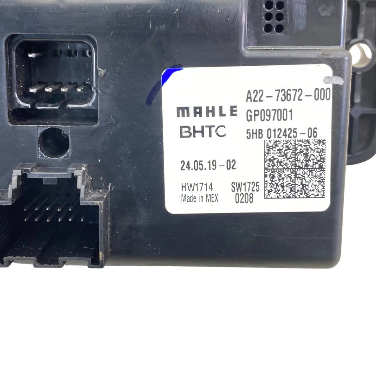 A22-73672-000 Genuine Freightliner Standard Auxiliary HVAC Control Module