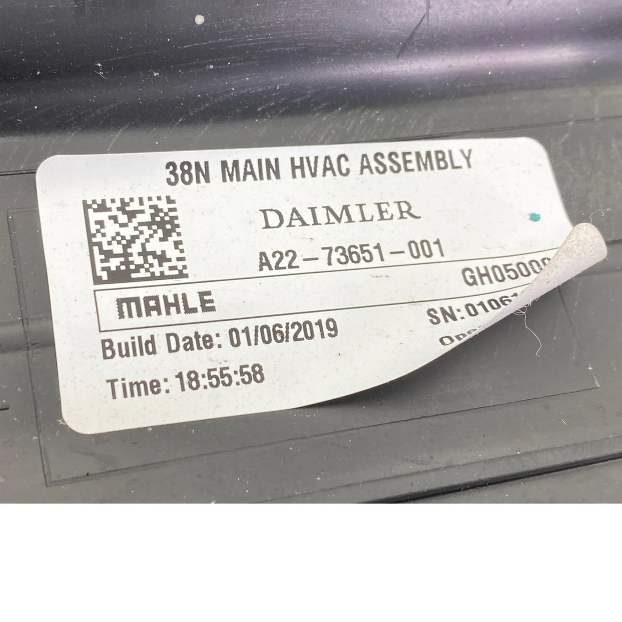 A22-73651-001 Genuine Freightliner HVAC Unit Case